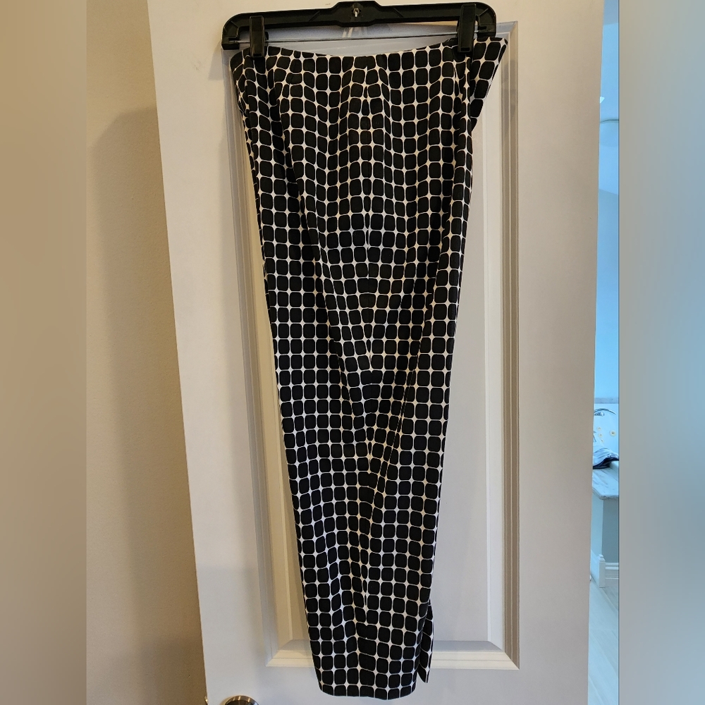 Carlisle Black And White Size 6 Pant